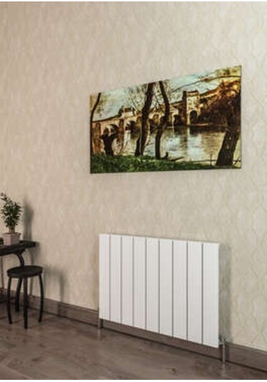 Warma Drama Yatay Alüminyum Radyatör 850x600 Pütürlü Antrasit 7946