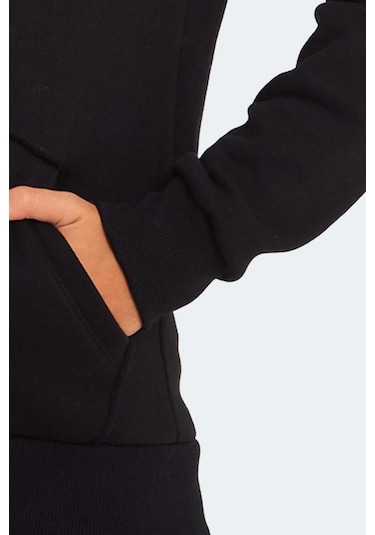 Slazenger Katya 2 Li Set Kadın Beyaz - Siyah Sweatshirt Beyaz - Siyah