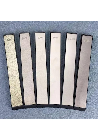 1/6 Adet Set Grit Elmas Bıçak Bileyici Ev Mutfak Bıçağı Bileme Sistemi Elmas Bileme Taşı Mutfak 1 200