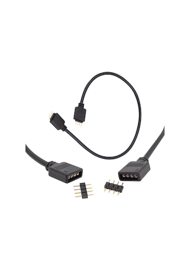 Powermaster Rgb Led Bağlantı Erkek Dişi Jumperlı 4 Pin Kablo