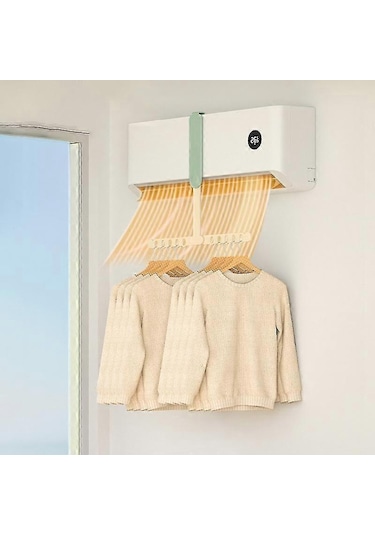 Ganzhoushop Giysi Askılığı Duvara Monte Katlanır Giysi Askısı Yerden Tasarruf Sağlayan Çamaşır Kurutma Askısı Ev İç Mekan Tr Ygwlgreen Çok Renkli