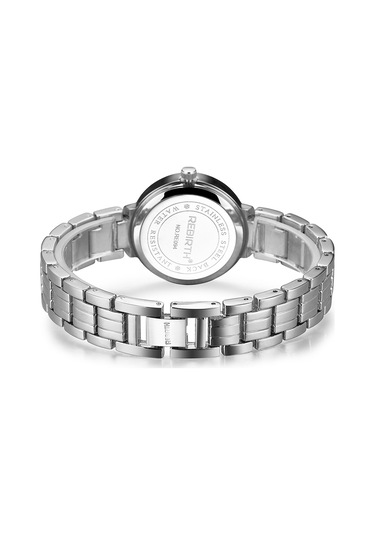 Samdoo Kadınlar İçin Yaşam Suya Dayanıklı Kuru Stili Ultra İnce Kasa Ve Paslanmaz Çelik Kayışlı Quartzluk Kol Saati Gümüş Silver