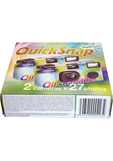 Fujifilm Quicksnap 10 MP Çek At Analog Fotoğraf Makinesi 2'li
