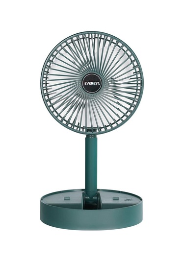 Everest Efn-605 Masaüstü Şarj Edilebilir Yeşil 800mah Usb Fan 1 Adet