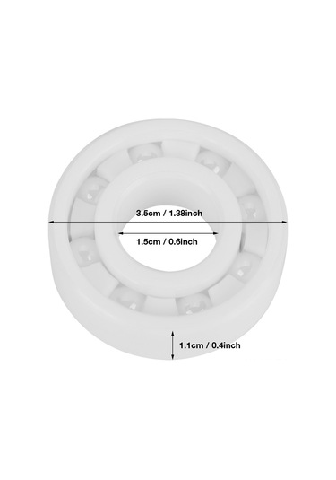 Wezone 6202 Tipi Tam Seramik Zirkonyum Oksit Zro2 Rulman - 15x35x11mm, Yüksek Hassasiyetli, Dayanıklı Ve Yüksek Hızlı Makine Uygulamaları İçin