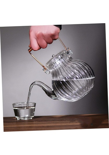 Isıya Dayanıklı Cam Çay Su Isıtıcısı Çay Su Isıtıcısı Soba İndüksiyonu Ev İçin Cam