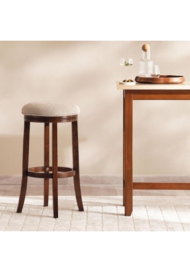 Pan Home Anisto Ceviz Bar Taburesi, Konforlu Ve Şık Tasarım Çok Renkli