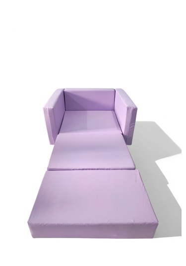 Katlanır Yer Yatağı - Çocuk Koltuğu - Bebek Yatağı 0-5 Yaş Lila