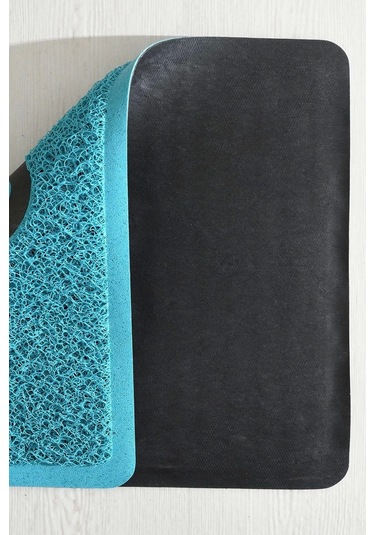 Matgo Pati Kedi Kumu Matı Çift Katlı Sıvı Geçirmez Kaymaz Elekli Yıkanabilir Kedi Tuvaleti Paspası 4