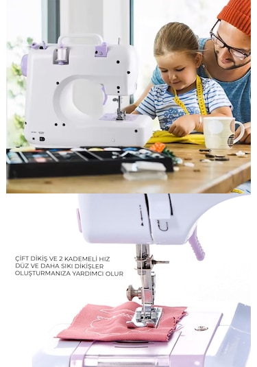 Robo 12 Fonksiyonlu Dikiş Makinesi Beyaz