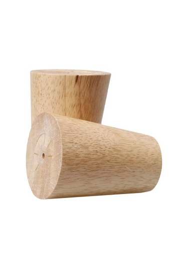 Mufunye Cm Masif Ahşap Mobilya Ayakları, Kanepe Tv Yatak Yemek Masası-5 Cm