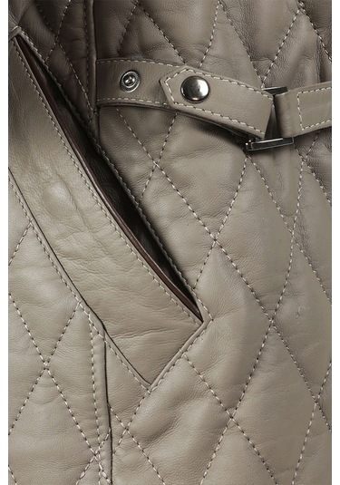 Dericlub E-1012 Gummy Gerçek Deri Erkek Kaban-Vizon