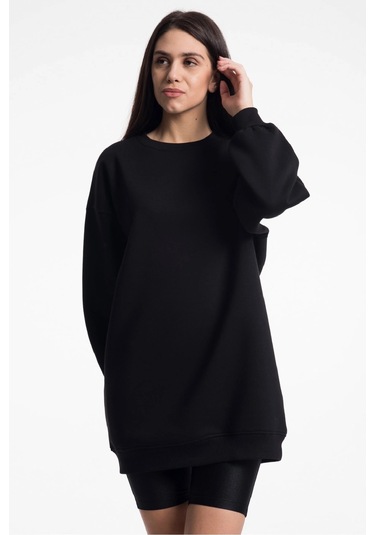 Caya Siyah Kadın Sweatshirt Siyah