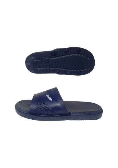 Erkek Lacivert Düz Ultra Hafif Havuz Plaj Eva Terlik Lacivert