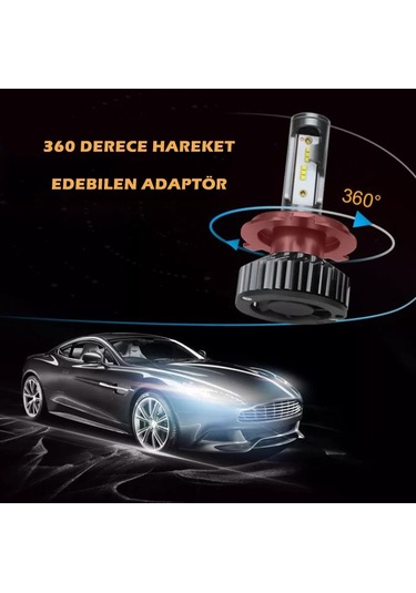 H3 CSP (CREE) LED XENON TAKIMI MİNİ ŞİMŞEK ETKİLİ