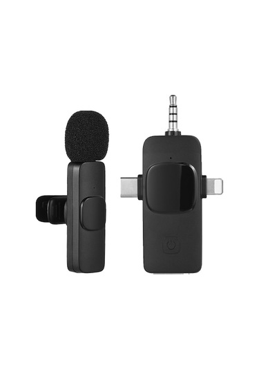 Kablosuz Mikrofon Seti: Akıllı Gürültü Engelleme, Uzun Çalışma Süresi, Gerçek Zamanlı İzleme, Kompakt Tasarım, Android/iphone Uyumlu.