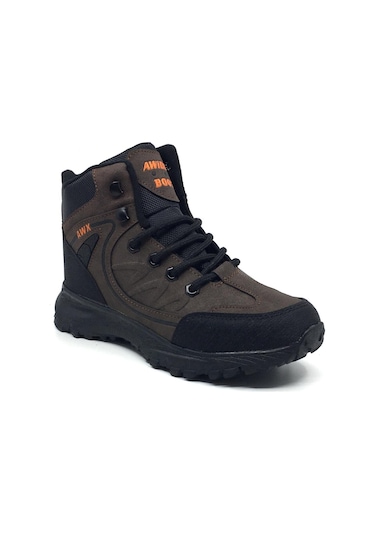 Avidox Erkek Günlük Outdoor Kışlık Bağcıklı Fermuarlı Spor Bot 36-44 Kahve - Siyah Kahverengi - Siyah