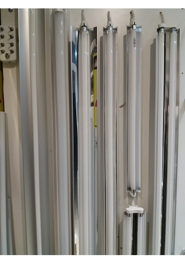 T5 Bant Armatür 1X21W Reflektörlü Elektronik Balastlı Günışığı Antrasit