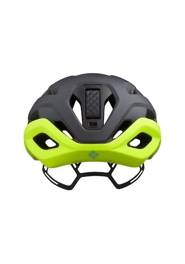 Lazer Strada Kineticore Yol Kask Mat Koyu Gri Flash Sarı L 58/61cm Siyah