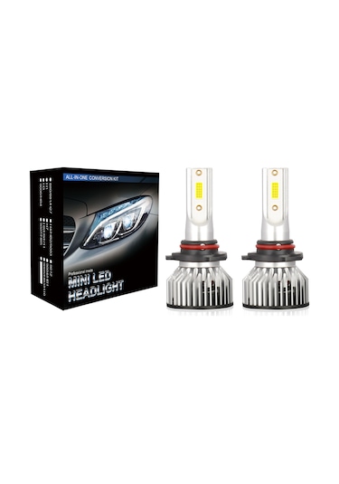 Geeroyoo Araç Led Farları 9005/hb3/h10 Çift Paket, 6000k Soğuk Beyaz, Ip68 Su Geçirmez, 4000lm Parlaklık, 12000rpm Soğutma Fanı, Kolay Kurulum