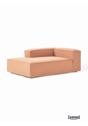 Most Mollis Plus Sol Köşe Dinlenme Kiremit Keten Kumaş Yumuşak Sü