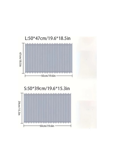 Xuweiwei 2 Adet Evrensel Araç Yan Cam Perdesi Güneşlik Seti Beige 19.69x18.5inch