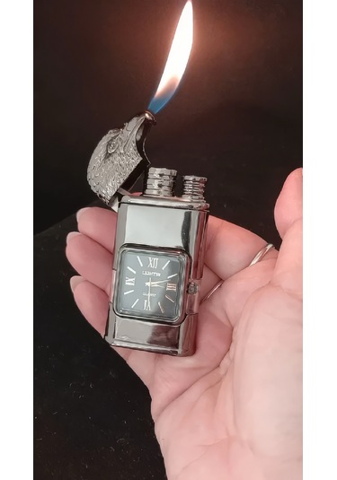 Kartal Başlıklı Saatli Çakmak Çok Renkli