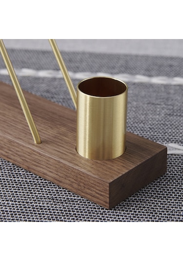 Sones Kayın Ağacı Kısa Tip Dikey Peçetelik Yemek Restoran Masa Dekoru Kağıt Peçeteler, Posta, Faturalar İçin