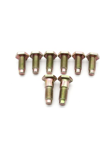 Teltree Chevrolet 64-81 İçin Bakır Emniyet Kemeri Sabitleme Cıvataları, Altın Renk, 8 Adet Set