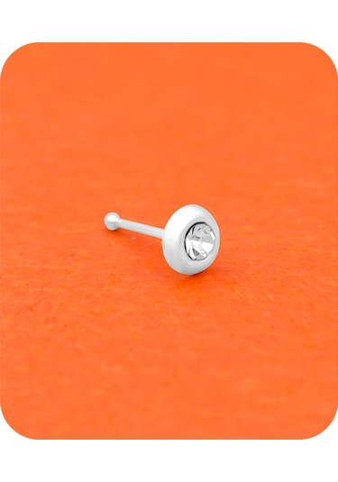 925 Ayar Gümüş Hızma 3 Mm Tektaş Hızma Modeli St329 Gümüş