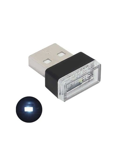 Supermarket1 Arac Içi Aydınlatma Led Işık Usb Girişli Araba Işığı 515887434 12v 7 Renk 20x16x8mm Kırmızı