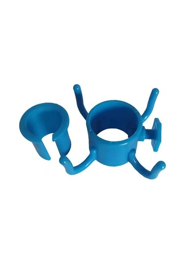 Willowhaven 4 Adet Mavi Çok Amaçlı Plaj Şemsiyesi Kancası - Ayarlanabilir 4 Pençe Askı