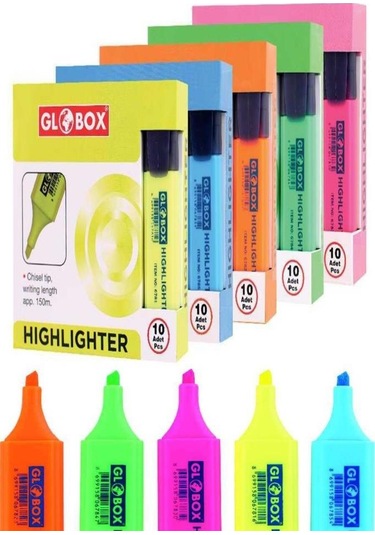 Globox Turuncu Fosforlu  Kalem Turuncu