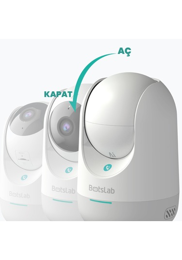 +360 Botslab İndoor Kamera 2c Pro Beyaz 3k 5mp -c222