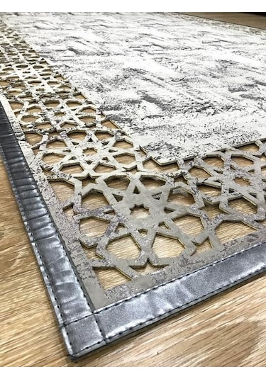 Hoom Rugs Deri Halı 04 Vizon Bronz Dekoratif Deri Halı