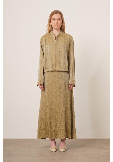 Ftz Women Kadın Kraş Etekli Takım Yeşil 31171 Yeşil