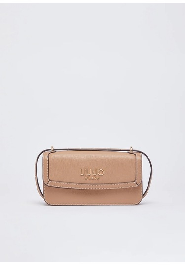 Liu.jo Aa6073e1012 Leather Kadın Omuz Çantası Bej