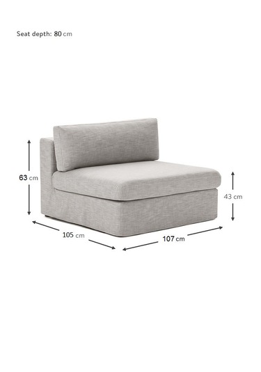 Mode Siesta Pro Kuş Tüyü Orta Modül 19 Gri Keten Kumaş Iş