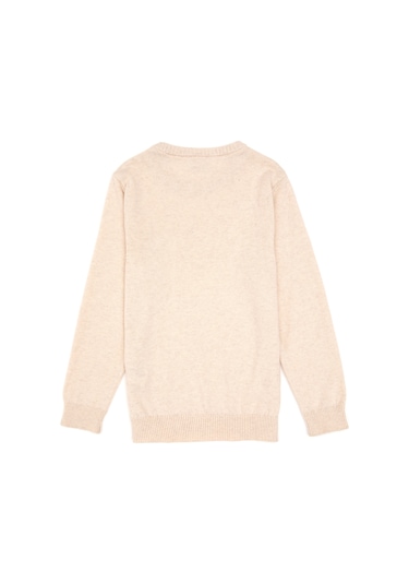 U.s. Polo Assn. Kız Çocuk Krem Melanj Kazak /triko 50316808-vr159 Krem Melanj