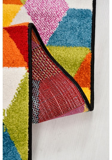 Colora Halı Koleksiyonu Yumuşak Renkli Kare Halı, Tozumaz, Modern Tasarım Ve Kolay Temizlik Multi 2