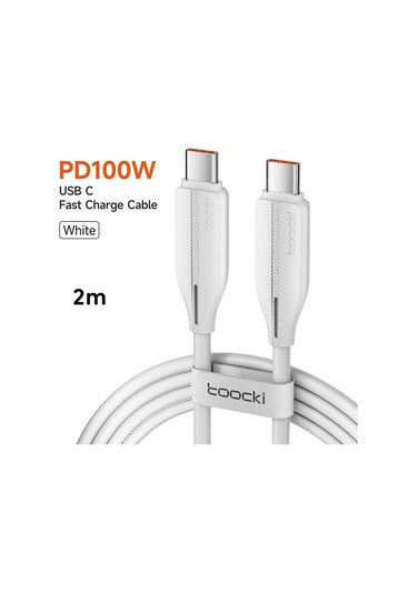 Toocki Toocki Usb C Kablo 100w Pd Hızlı Şarj Kablosu Macbook Samsung Uyumlu Huawei Xiaomi Realme İçinbej 1 Metre