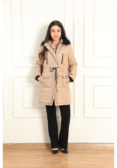 Modaplaza Kadın Bondit Mont 4201- K23mflx4201mntvizon K23MFLX4201MNTVİZON Vizon