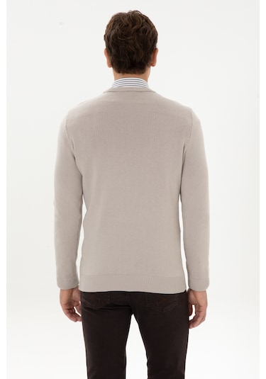 U.s. Polo Assn. Erkek Taş Kazak /triko 50313668-vr049 Tas