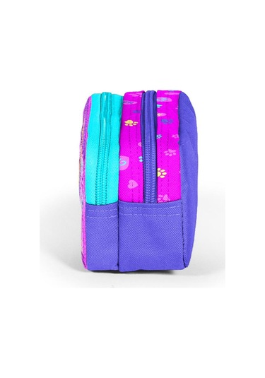 Coral High Kids Kedi Köpek Desenli İki Bölmeli Kalem Çantası 12079