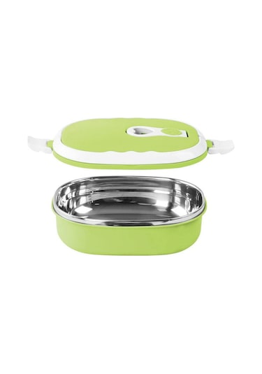 Skycity Yeşil 900ml Isıtıcı Termos Lunch Box - 304 Paslanmaz Çelik İç, 3-4 Saat Isı Saklama, Öğrenci-ofis İçin Yeşil