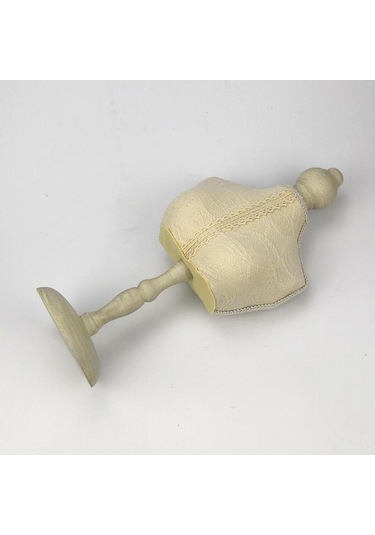 Homyl Kolye Takı Ekran Büstü Standı Zinciri Dantel Beyaz+siyah