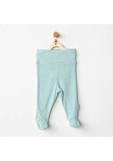 Jacquard Patikli Bebek Pantolon Green Renkli Çok Renkli