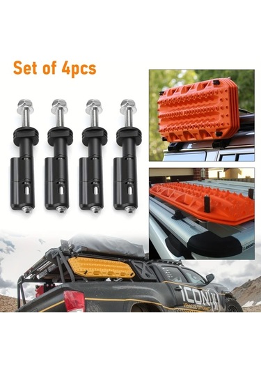 Xuweiwei Maxtrax Mkıı Kurtarma Levhası 4 Adet Kilitli Çalınma Önleyici Montaj Pimi