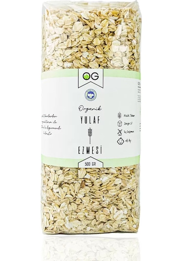 OG natural Organik Yulaf Ezmesi 500 Gr 800 G