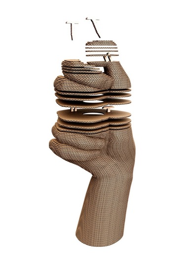 Cartonic 3d Puzzle - Hand Vase